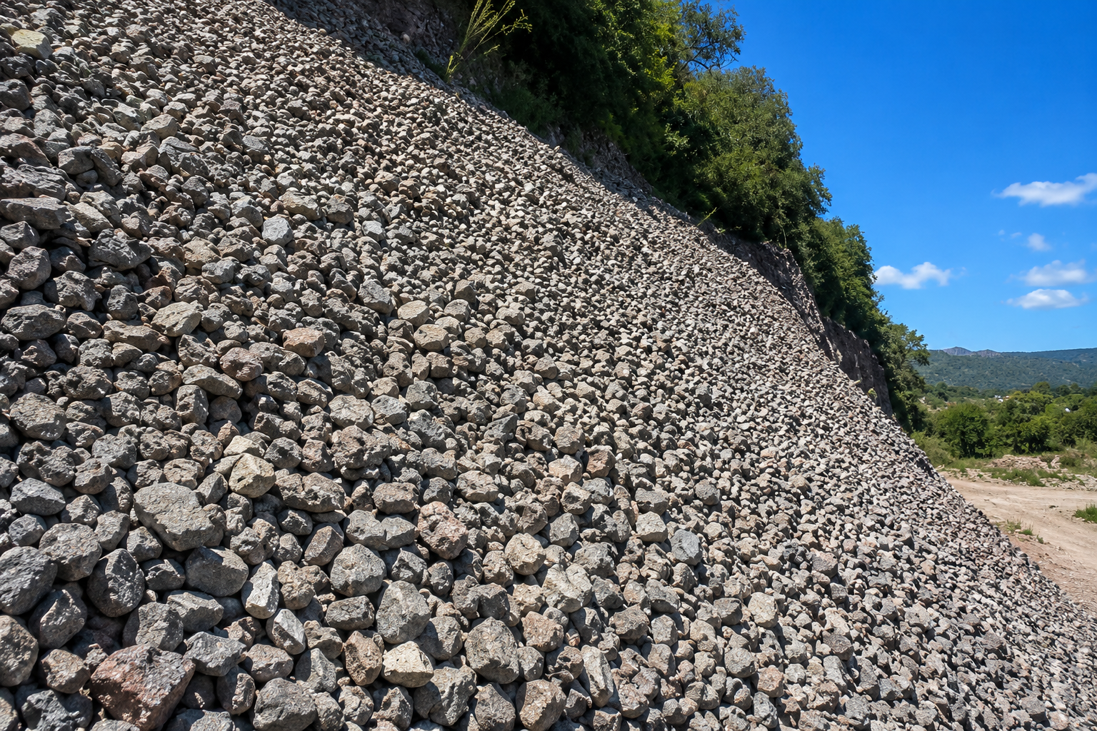 Piedras y ripio