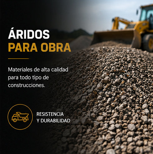 Áridos para Obras
